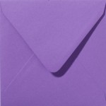 Envelop vierkant paars