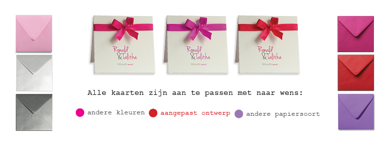 ontwerpservice trouwkaarten